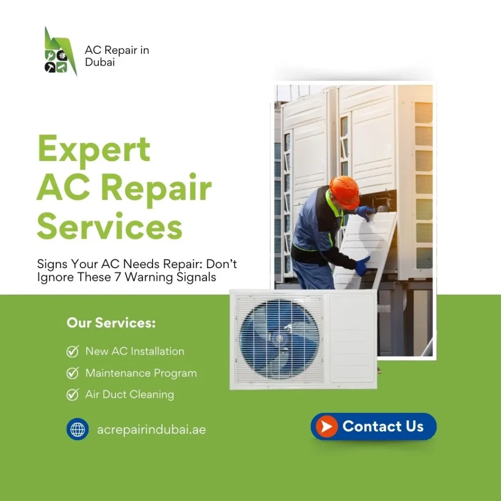 Signs Your AC Needs Repair Don’t Ignore These 7 Warning Signals