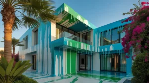 color trends 2025 best paint for Dubai climate villa wall colors exterior paint Dubai villa interior design Dubai Dubai home renovation luxury villa painting painting company Dubai