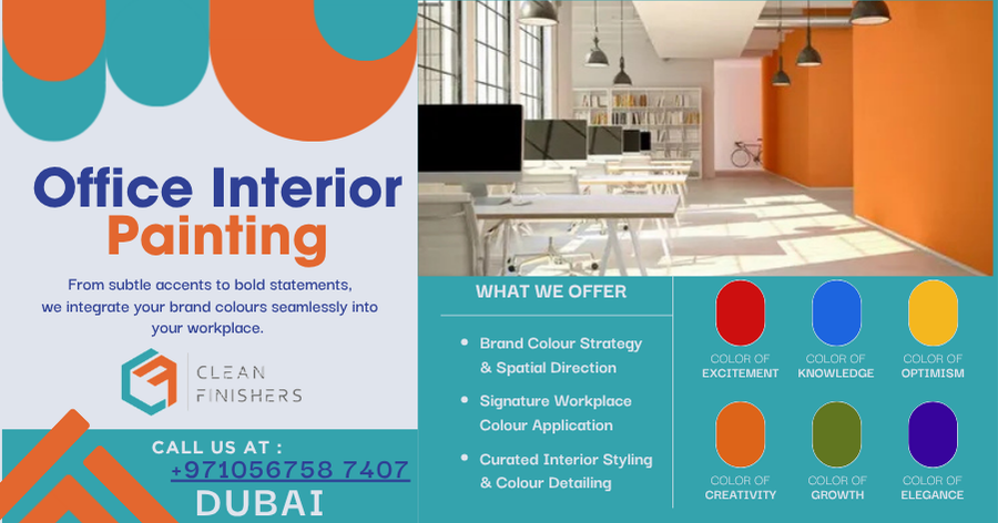 Office interior painting