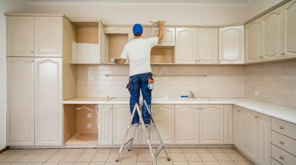 How to Paint Kitchen Cabinets in Dubai 
