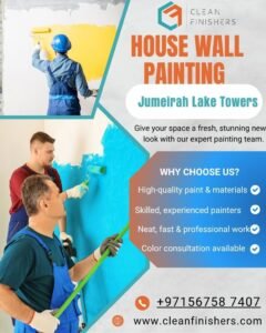 house wall painting in Jumeirah Lake Towers