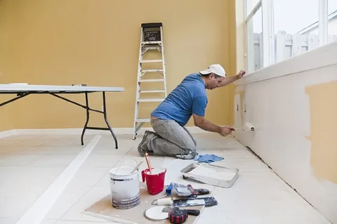 Living Room Wall Painting in Dubai