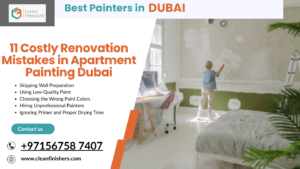 11 Costly Renovation Mistakes in Apartment Painting Dubai