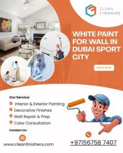 White Paint for Wall in Dubai Sport City