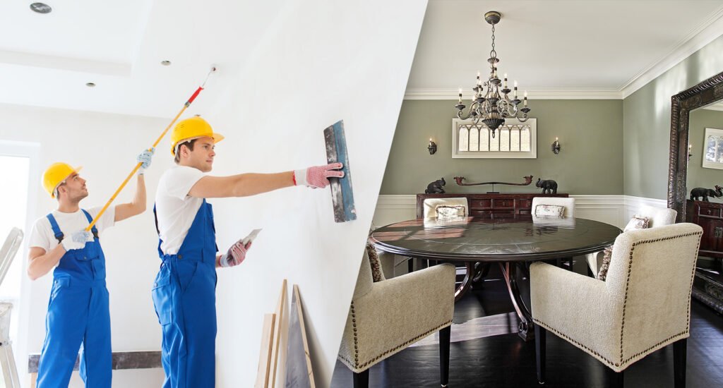 Wall Painting Work in Arabian Ranches